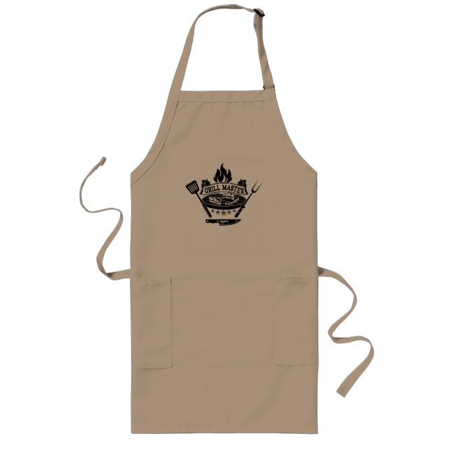 Grill Master Apron Långt Förkläde (Framsidan)