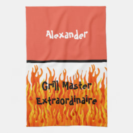 Grill Master Extraordinaire Kökshandduk