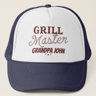 Grill Master Grandpa Personlig Fars dag BBQ Keps