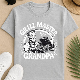 Grill Master Grandpa T-Shirt - Far's Day