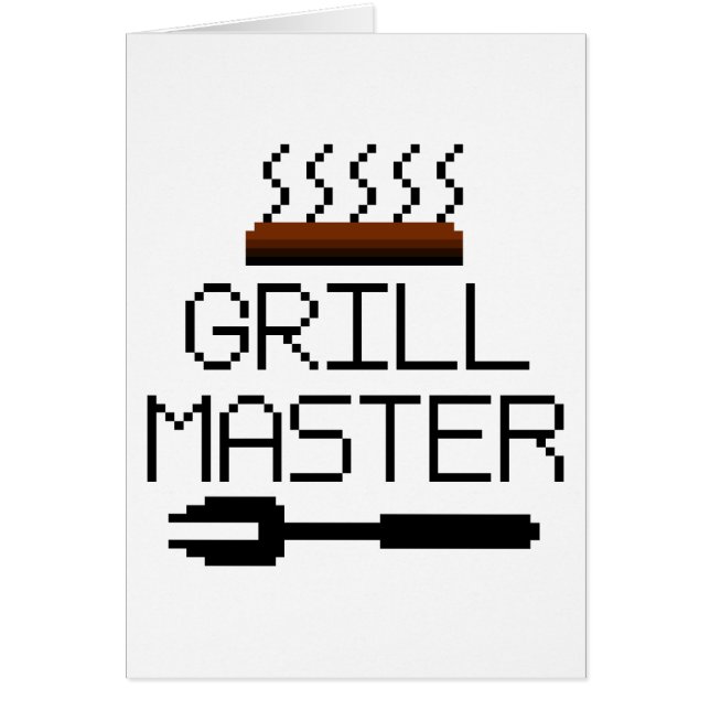 GRILL MASTER HÄLSNINGSKORT (Framsidan)
