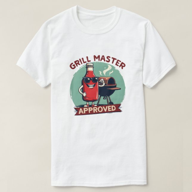 Grill Master har godkänts T Shirt (Design framsida)