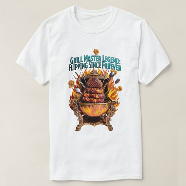 Grill Master Legend T Shirt  (Design framsida)
