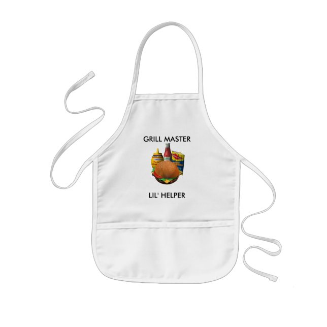 GRILL MASTER LIL HELPER APRON BARNFÖRKLÄDE (Framsidan)