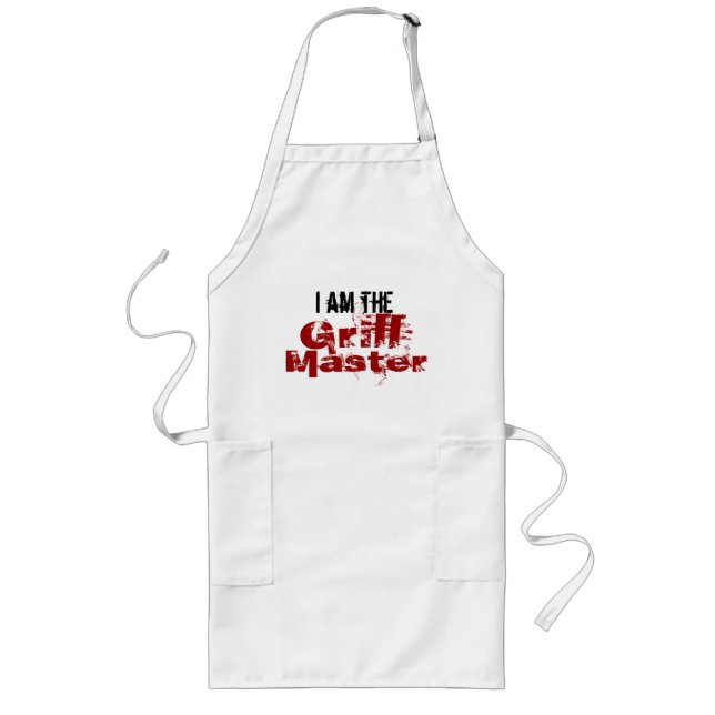 Grill Master Long Apron Långt Förkläde (Framsidan)