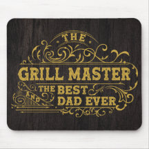 Grill Master och Best Pappa Aldrig Fars dag Black