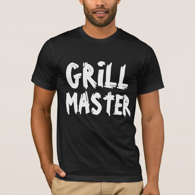 GRILL MASTER PAPPA - FARS DAG T-SHIRTS (Framsida)