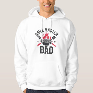 Grill Master Pappa - Funny BBQ Fars dag Gift Hoodie