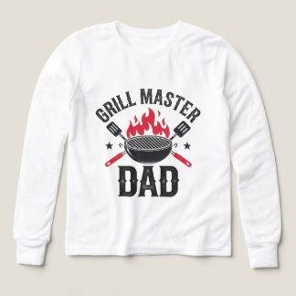 Grill Master Pappa - Funny BBQ Fars dag Gift T Shirt