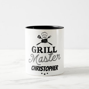 Grill Master Personlig Två-Tonad Mugg