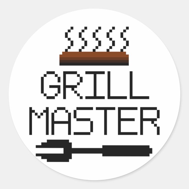 GRILL MASTER RUNT KLISTERMÄRKE (Framsida)