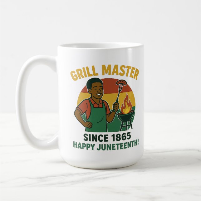 Grill Master sedan 1865 Junetonde dagen Kaffemugg (Vänster)
