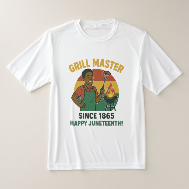 Grill Master sedan 1865 Junetonde dagen T Shirt (Laydown)