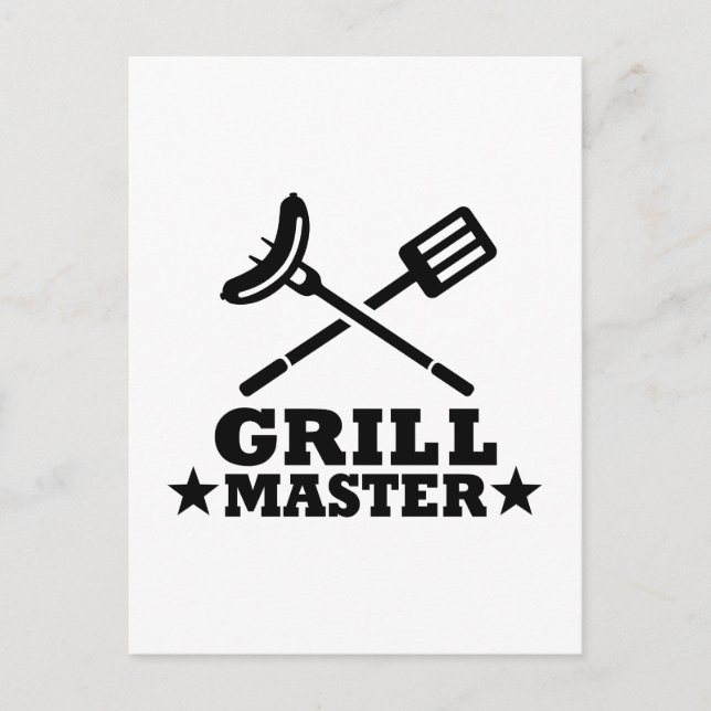 Grill Master Vykort (Framsida)