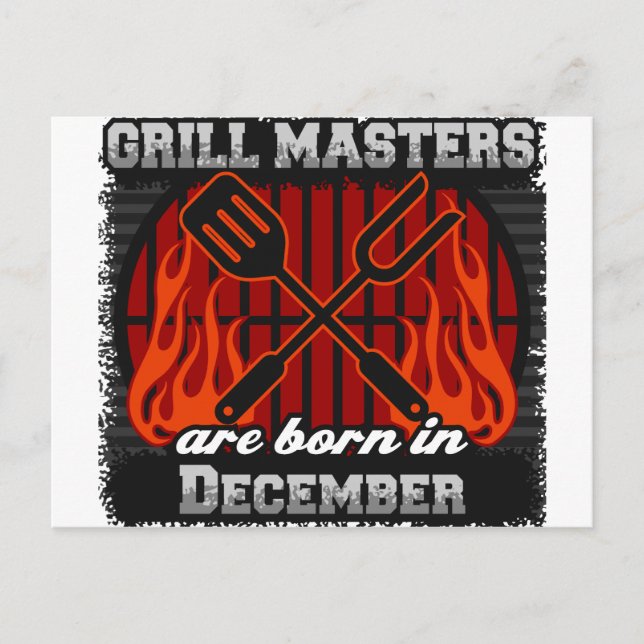 Grill Masters är född i december 2010 Vykort (Framsida)