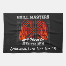 Grill Masters är född i december. Kökshandduk