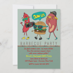 Grill Mates Barbecue-inbjudan Inbjudningar