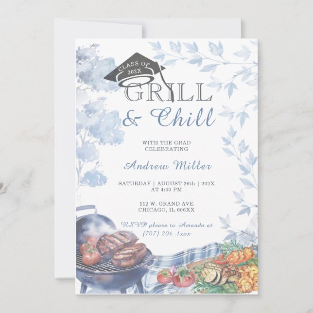 Grill och Chill Examen Mall Idéer (Framsida)