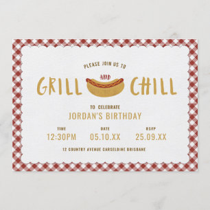 Grill och Chill Inbjudan