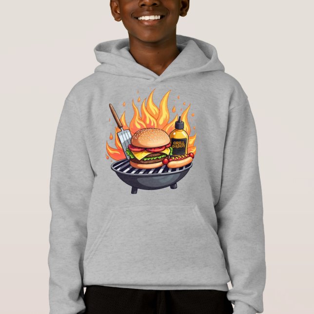 Grill pappa BBQ Master T Shirt (Framsida)