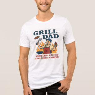 Grill Pappa - Flambroiled Äventyr T Shirt