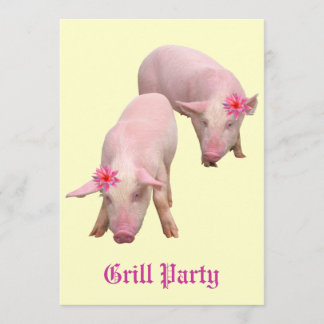 Grill Party Inbjudningar