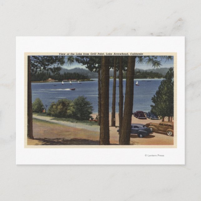 Grill Point View of Sjö Vykort (Framsida)