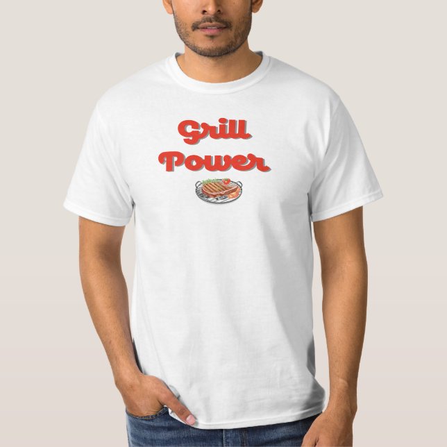 Grill Power T Shirt (Framsida)