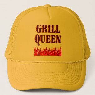 Grill Queen Funny BBQ Say Truckerkeps