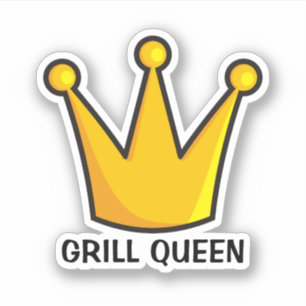 Grill Queen Klistermärken
