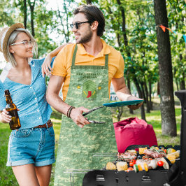 Grill sergeant Camo Personlig Grilling Apron