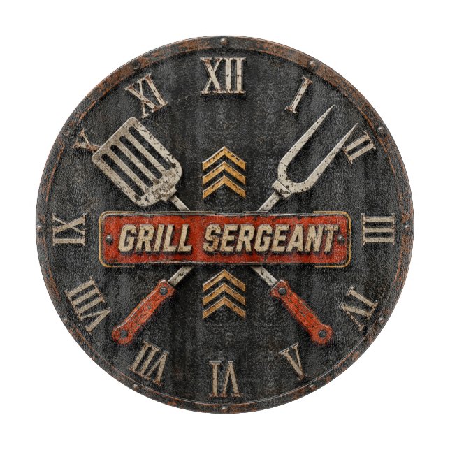 Grill Sergeant Funny BBQ Grill Master Man Cave  (Framsidan)