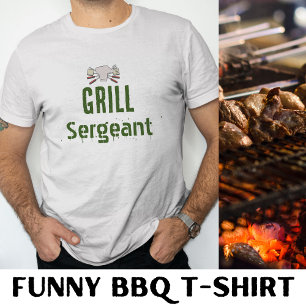 Grill sergeant Funny Bbq Manar Novelty T Shirt
