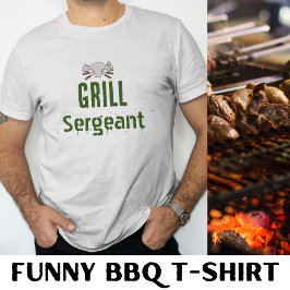 Grill sergeant Funny Bbq Manar Novelty T Shirt