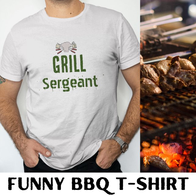 Grill sergeant Funny Bbq Manar Novelty T Shirt (Skapare uppladdad)