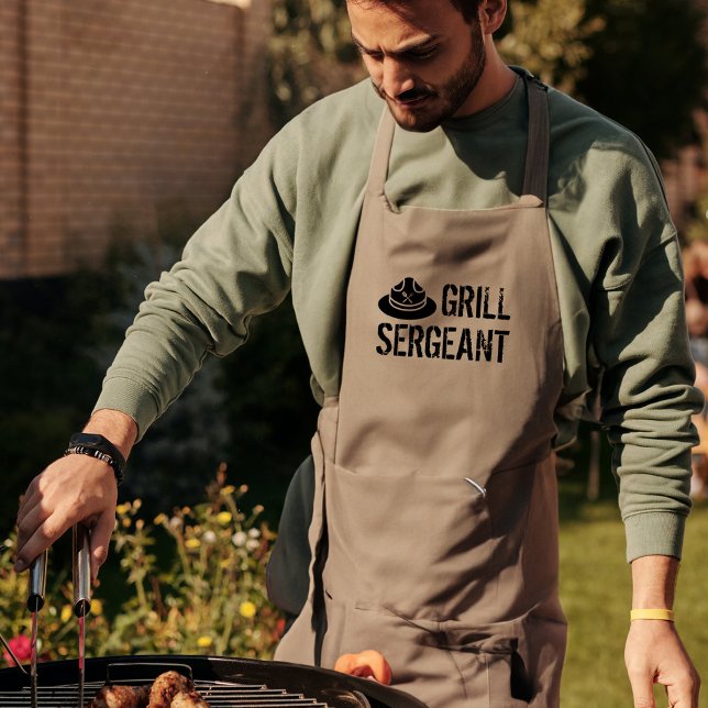 Grill sergeant Grill Apron Förkläde (Skapare uppladdad)