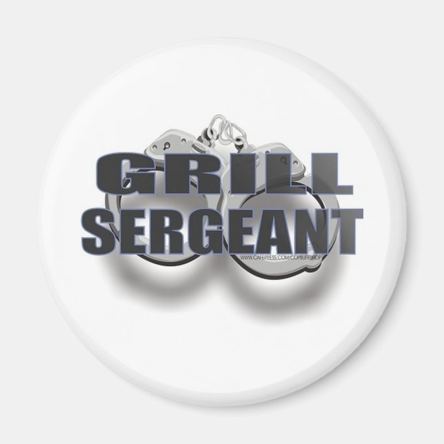 GRILL SERGEANT MAGNET (Framsidan)