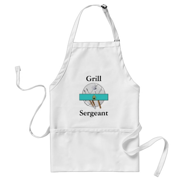 Grill sergeant Pub-B-Que Apron Förkläde (Framsidan)
