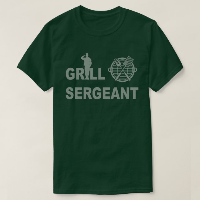 Grill sergeant T- Shirt T (Design framsida)