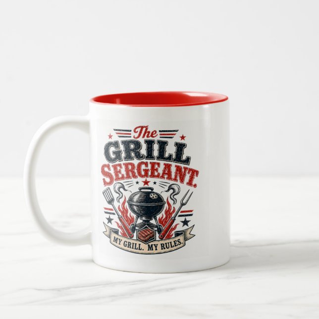Grill Sergeant Två-Tonad Mugg (Vänster)