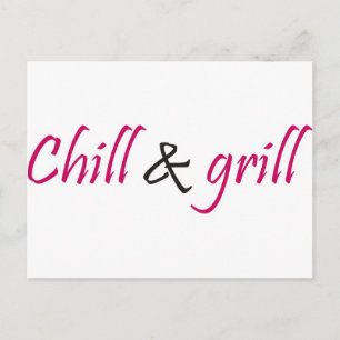 Grill Vykort
