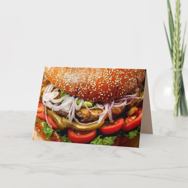grilla den ledar- fars daghamburgarecheeseburgeren kort (Framsida)