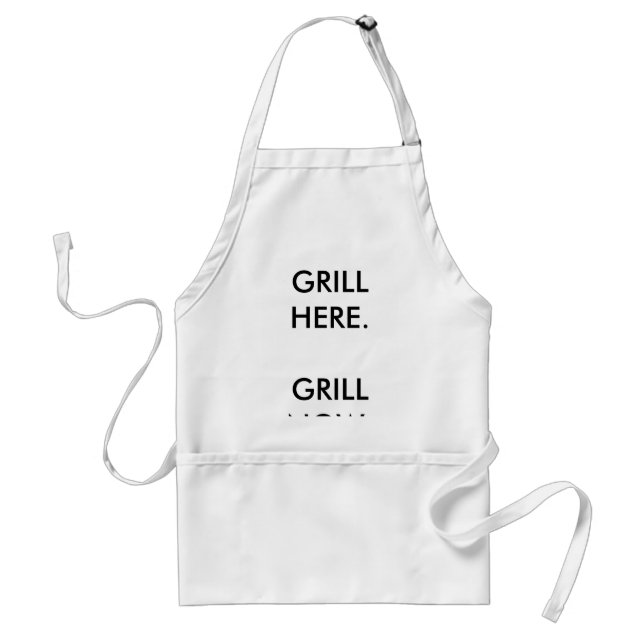 GRILLA HERE.GRILL NU FÖRKLÄDE (Framsidan)