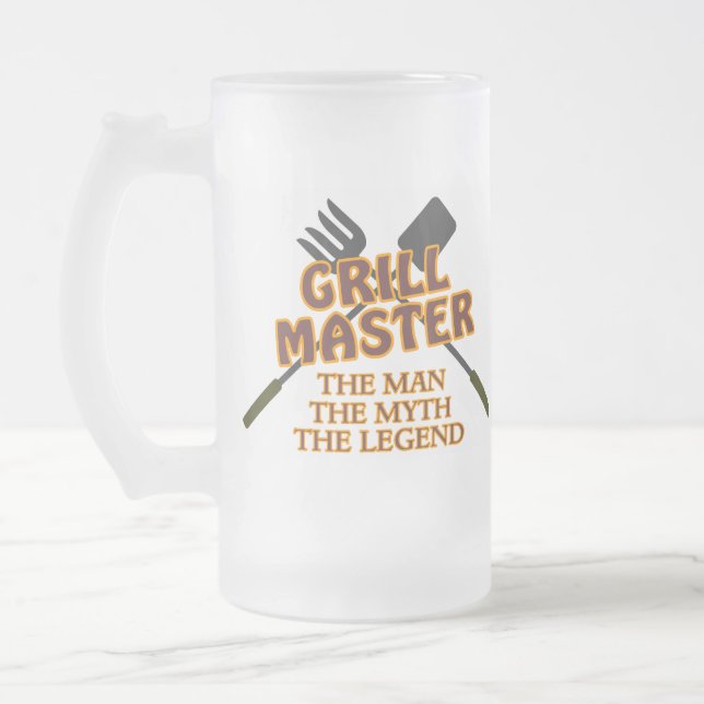 GRILLA LEDAR- - MANEN MYTHEN LEGENDEN FROSTAT ÖLGLAS (Vänster)