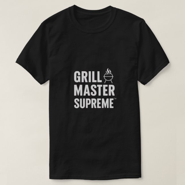 Grilla Nu, Oroa Sen – Rolig BBQ Herr T-Shirt | (Design framsida)