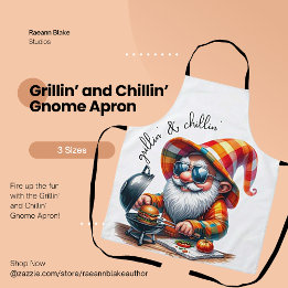 Grilla och chilla Gnome förkläde