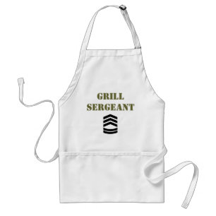 Grilla sergeanten förkläde