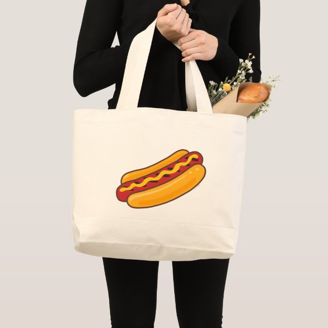 Grillad korv jumbo tygkasse (Framsida (produkt))