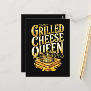 Grillad ost-dagen vykort