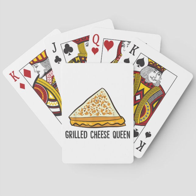 Grillad ost drottning Rolig grillad ost  Casinokort (Baksidan)